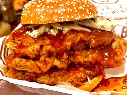 Crispy Honey Chilli Chicken Burger