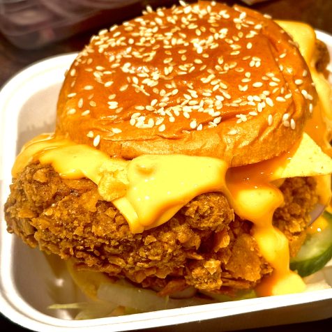 Nacho' Chicken Burger