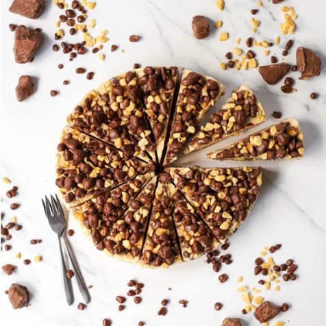 Honeycomb Golden Nugget Cheesecake