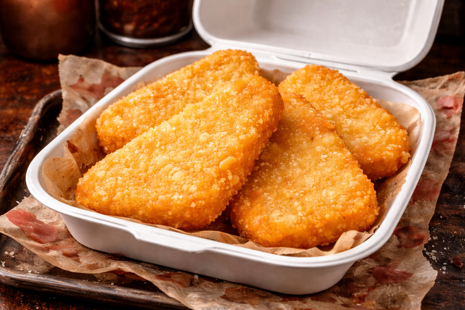 4 Hash Browns